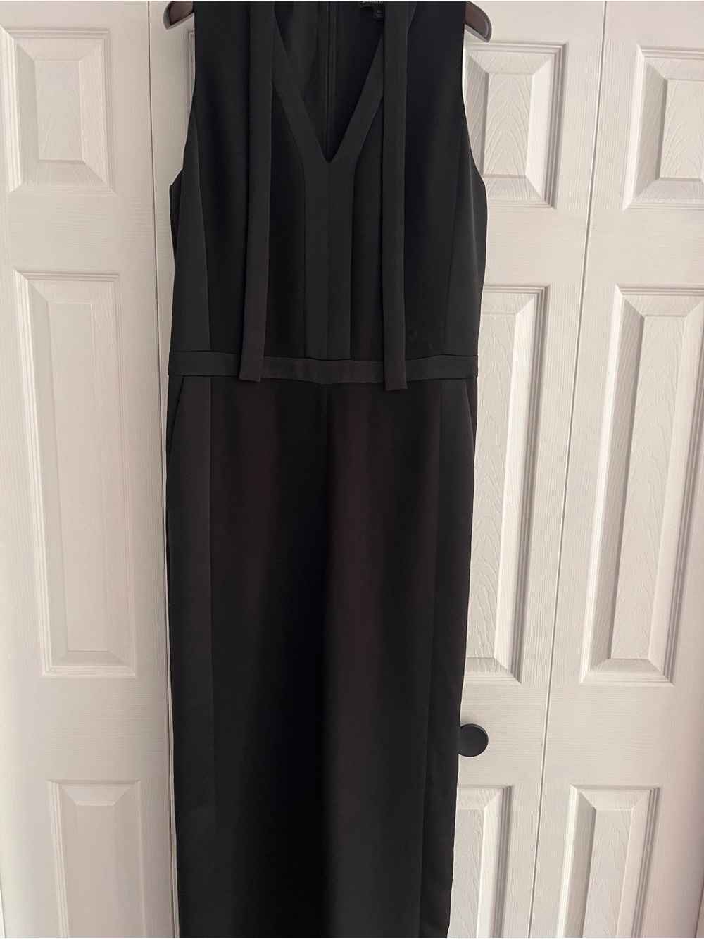 BANANA REPUBLIC black jumpsuit, size 10. - Picture 1 of 10